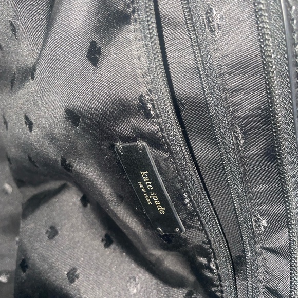 Kate Spade Black Leather Tote - Picture 6 of 7